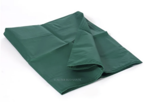 DRAP DE GLISEE / TRANSFERT VERT 122 X 100cm