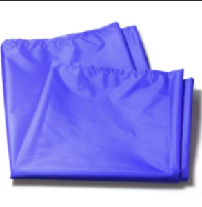 DRAP DE GLISEE / TRANSFERT BLEU 72 X 70