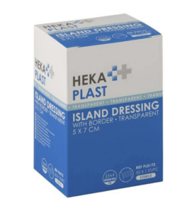 HEKAPLAST BORDER TRANSPARENT 5 X 7 CM / 50