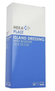 HEKAPLAST BORDER TRANSPARENT 10 X 25 CM / 25