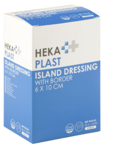 HEKAPLAST BORDER PANSEMENT STERILE 6 X 10 CM