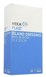 HEKAPLAST BORDER TRANSPARENT 10 X 20 CM / 25