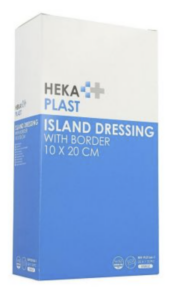 HEKAPLAST BORDER PANSEMENT STERILE 10 X 20 CM