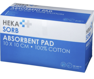 HEKASORB PANS. ABSORBANT ST 10 X 10 /50p