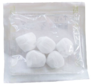 TAMPONS DE GAZE STERILE / 5/25P