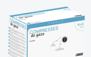 COMP GAZE STER 10 X 10 8PL / 5x20 UROMEDIS