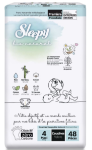 BEBE SLEEPY BIO NATURAL N°4 7-14 KG/ 48