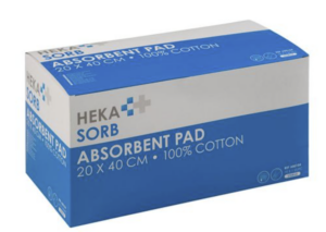 HEKASORB PANS. ABSORBANT NON STERILE 20 X 40