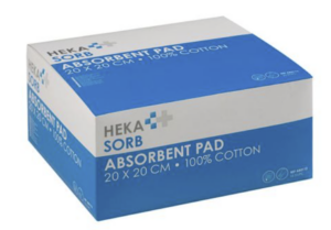 HEKASORB PANS. ABSORBANT NON STERILE 20 X 20 boite de 25