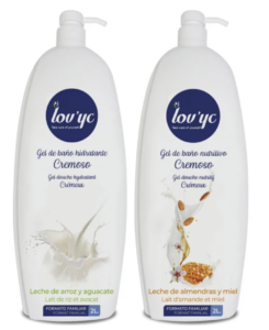 LOV'YC GEL DOUCHE AMANDE ET MIEL + POMPE