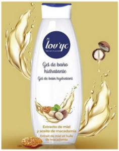 LOV'YC GEL DOUCHE MIEL & MACADAMIA