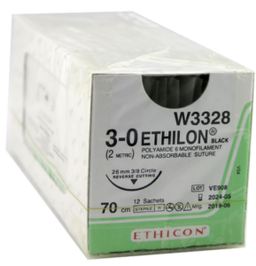 ETHILON SILK 3/0 FW502 16MM 75CM / 36