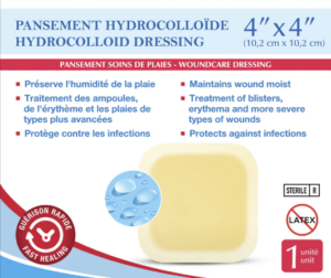 PANSEMENT HYROCOLLOIDE 4 TAILLES boite de 10p