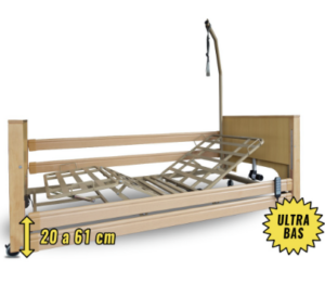 LIT ELEC FONDO ULTRA-BAS 90 X 200 - 3 FONCT