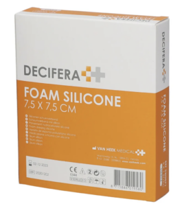 DECIFERA FOAM SILICONE ST 7.5 X 7.5 CM boite de 5p
