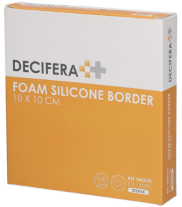 DECIFERA FOAM SILICONE ST 10 X 10 CM boite de 5 pièces