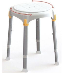 TABOURET DE DOUCHE ROTATIF CONFORT 135kg