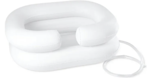 BASSIN LAVE TÊTE GONFLABLE + POMPE SANS RESERVOIR