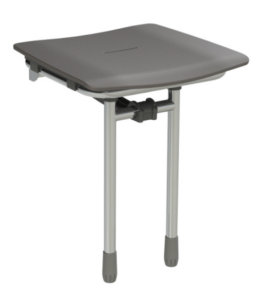 STRAPONTIN DE DOUCHE RUGAO GRIS*