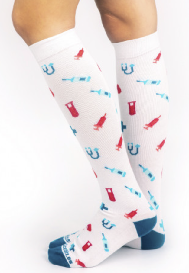 CHAUSSETTE DE COMPRESSION/SOUTIEN SOIGNANT