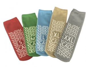 CHAUSSETTE ANTIDERAPANTE TAILLE UNIQUE ROUGE