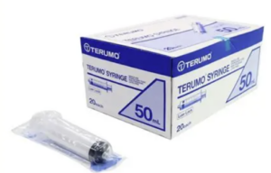 SERINGUE TERUMO 3P 50 CC-CATHETHER BOITE 25p.