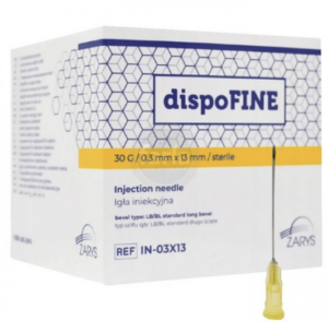 AIG. 30G DISPOFINE JAUNE 0.3 X 13