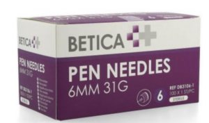 BETICA AIG STYLO 31G X 6 MM boite de 100