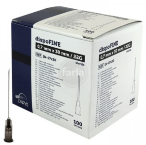 AIG. 22G DISPOFINE NOIRE LONGUE 0.7 X 50