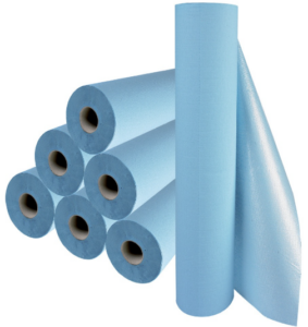 DRAP EXAMEN PLASTIFIE BLEU 60 CM X 50 /6 Rouleaux