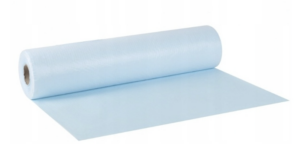 DRAP EXAMEN PLASTIFIE BLEU 50 CM X 50