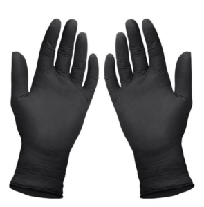 GANTS NITRILE NOIR NON POUDRÉ/100