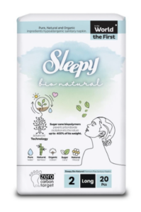 SLEEPY BIO NATURAL SERVIETTE T2 + AILES / 20