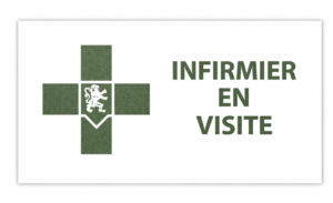 PLAQUE INFIRMIER 10 X 20 CM