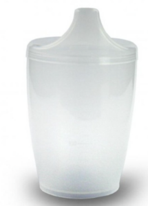 GOBELET BEC DE CANARD TRANSPARENT 12mm