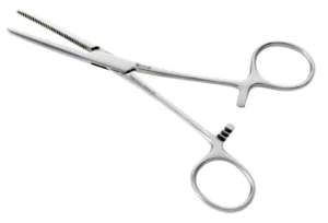 PINCE DE KOCHER COURBE + GRIFFES 14 CM